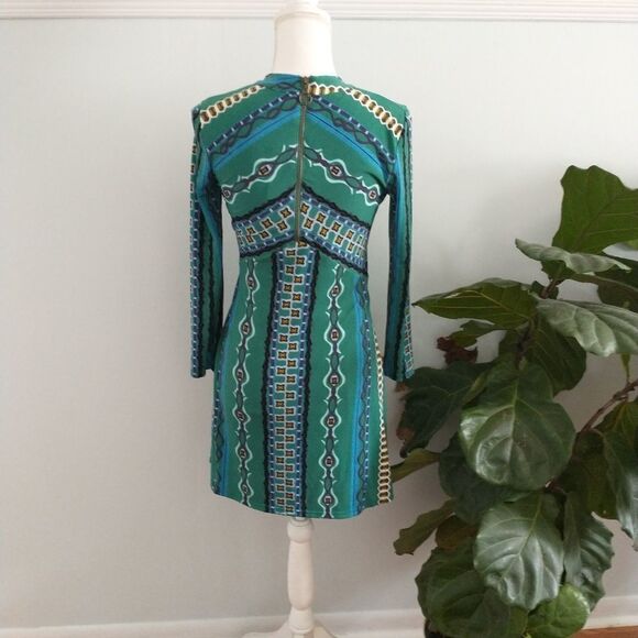 FREE PEOPLE Stella Printed Mini Dress XS New with tags - Picture 3 of 3